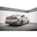 Mittlerer Diffusor Heck Ansatz DTM Look für BMW 7 M-Paket G11 Facelift Carbon Look