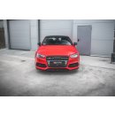 Front Ansatz V.2 für Audi S3 / A3 S-Line 8V Limousine / Cabrio schwarz Hochglanz