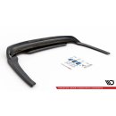 Mittlerer Diffusor Heck Ansatz DTM Look für Skoda Octavia Mk4 schwarz matt