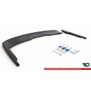 Heck Ansatz Flaps Diffusor für Audi A4 Avant B9 schwarz matt