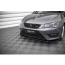 Front Ansatz V.2 für Seat Leon FR / Cupra Mk3 schwarz Hochglanz