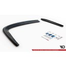 Heck Ansatz Flaps Diffusor V.1 für Seat Leon FR Sportstourer Mk3 schwarz matt