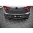 Heck Ansatz Flaps Diffusor V.1 für Seat Leon FR Sportstourer Mk3 Carbon Look