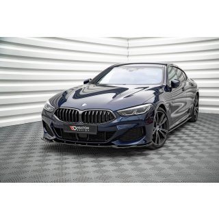 Front Ansatz V.4 für BMW 8 Coupe M-Paket G15 / 8 Gran Coupe M-Paket G16 schwarz Hochglanz