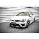 Front Ansatz V.4 für Volkswagen Golf R Mk7 schwarz matt