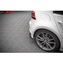 Heck Ansatz Flaps Diffusor V.3 für Volkswagen Golf R Mk7 schwarz matt