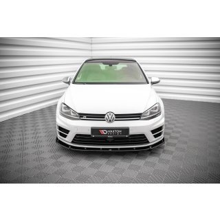 Front Ansatz V.4 für Volkswagen Golf R Mk7 Carbon Look