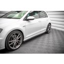 Seitenschweller Ansatz für V.2 für Volkswagen Golf R Mk7 Carbon Look