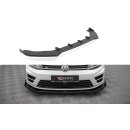 Street Pro Front Ansatz für +Flaps für V.1 + Flaps Volkswagen Golf R Mk7 schwarz Hochglanz