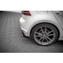 Street Pro Heck Ansatz Flaps Diffusor +Flaps für Volkswagen Golf R Mk7 schwarz Hochglanz