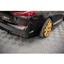 Heck Ansatz Flaps Diffusor für BMW M235i Gran Coupe F44 schwarz matt