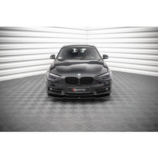 Front Ansatz V.1 für BMW 1er F20 schwarz matt