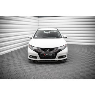 Front Ansatz V.2 für Honda Civic Mk9 schwarz matt