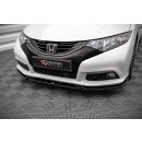 Front Ansatz V.2 für Honda Civic Mk9 schwarz Hochglanz