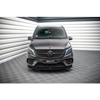 Front Ansatz V.5 für Mercedes-Benz V-Klasse AMG-Line W447 Facelift Carbon Look