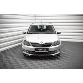 Front Ansatz V.1 für Skoda Fabia Mk3 schwarz matt