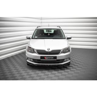 Front Ansatz V.2 für Skoda Fabia Mk3 schwarz matt