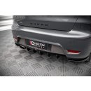 Diffusor Heck Ansatz für Seat Ibiza Cupra Mk3 schwarz matt