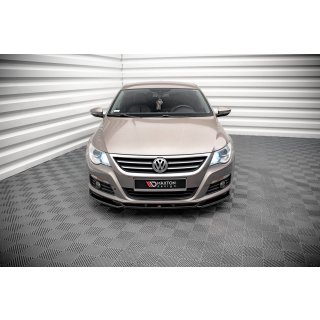 Front Ansatz V.4 für Volkswagen Passat CC schwarz matt