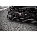 Street Pro Front Ansatz für +Flaps für V.1 + Flaps Audi RS3 8Y schwarz Hochglanz