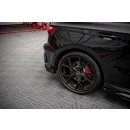 Street Pro Heck Ansatz Flaps Diffusor +Flaps für Audi RS3 Sportback 8Y schwarz Hochglanz