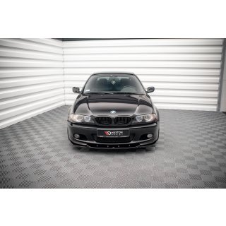 Front Ansatz V.2 für BMW 3er Coupe M-Paket E46 schwarz matt