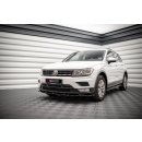 Front Ansatz für Volkswagen Tiguan Mk2 schwarz matt