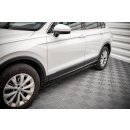 Seitenschweller Ansatz für Volkswagen Tiguan Mk2 schwarz matt