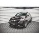 Front Ansatz V.2 für Mercedes-Benz GLE Coupe 63 AMG C292 schwarz matt