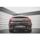 Diffusor Heck Ansatz für Mercedes-Benz GLE Coupe 63 AMG C292 Carbon Look