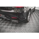 Heck Ansatz Flaps Diffusor V.2 für Mercedes-Benz GLE Coupe 63 AMG C292 schwarz matt