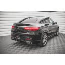 Heck Ansatz Flaps Diffusor V.2 für Mercedes-Benz GLE Coupe 63 AMG C292 schwarz matt