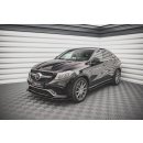 Seitenschweller Ansatz für Mercedes-Benz GLE Coupe 63 AMG C292 schwarz Hochglanz