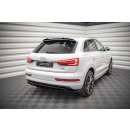 Spoiler CAP für Audi Q3 8U Facelift schwarz matt