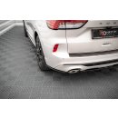 Heck Ansatz Flaps Diffusor für Ford Kuga ST-Line Mk3 schwarz matt