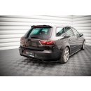 Mittlerer Diffusor Heck Ansatz für Seat Exeo Carbon Look