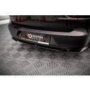 Mittlerer Diffusor Heck Ansatz für Seat Exeo Carbon Look