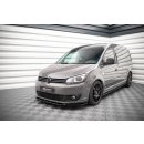 Front Ansatz für Volkswagen Caddy Mk3 Facelift schwarz matt