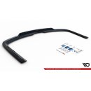 Mittlerer Diffusor Heck Ansatz für Volkswagen Caddy Long Mk3 Facelift schwarz matt