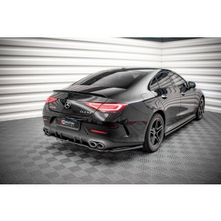 Mittlerer Diffusor Heck Ansatz DTM Look für Mercedes-AMG CLS 53 C257 Carbon Look