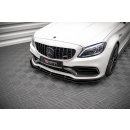 Front Ansatz V.1 für Mercedes-AMG C63 Coupe C205 Facelift schwarz matt