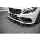 Front Ansatz V.2 für Mercedes-AMG C63 Coupe C205 Facelift schwarz matt