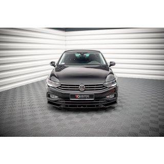 Front Ansatz V.2 für Volkswagen Passat B8 Facelift schwarz Hochglanz