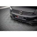 Front Ansatz V.2 für Volkswagen Passat B8 Facelift schwarz Hochglanz