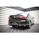 Heck Ansatz Flaps Diffusor für Volkswagen Passat B8 Facelift Carbon Look