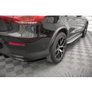 Heck Ansatz Flaps Diffusor für Mercedes-Benz GLC Coupe AMG-Line C253 Facelift schwarz matt