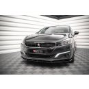 Front Ansatz V.1 für Peugeot 508 GT Mk1 Facelift schwarz Hochglanz