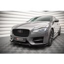 Front Ansatz V.1 für Jaguar XF R-Sport Mk2 schwarz Hochglanz