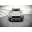 Front Ansatz V.2 für Jaguar XF R-Sport Mk2 schwarz matt