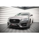 Front Ansatz V.2 für Jaguar XF R-Sport Mk2 schwarz Hochglanz